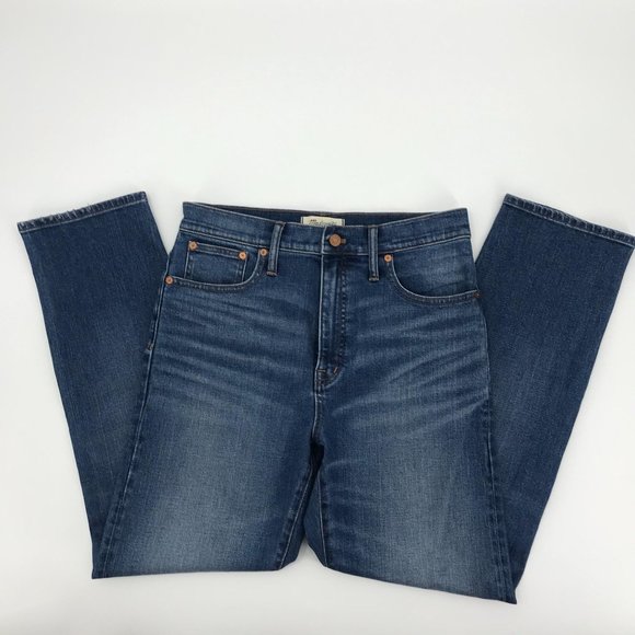 Madewell Classic Straight Jean Medium Wash Blue 29 - Picture 7 of 11